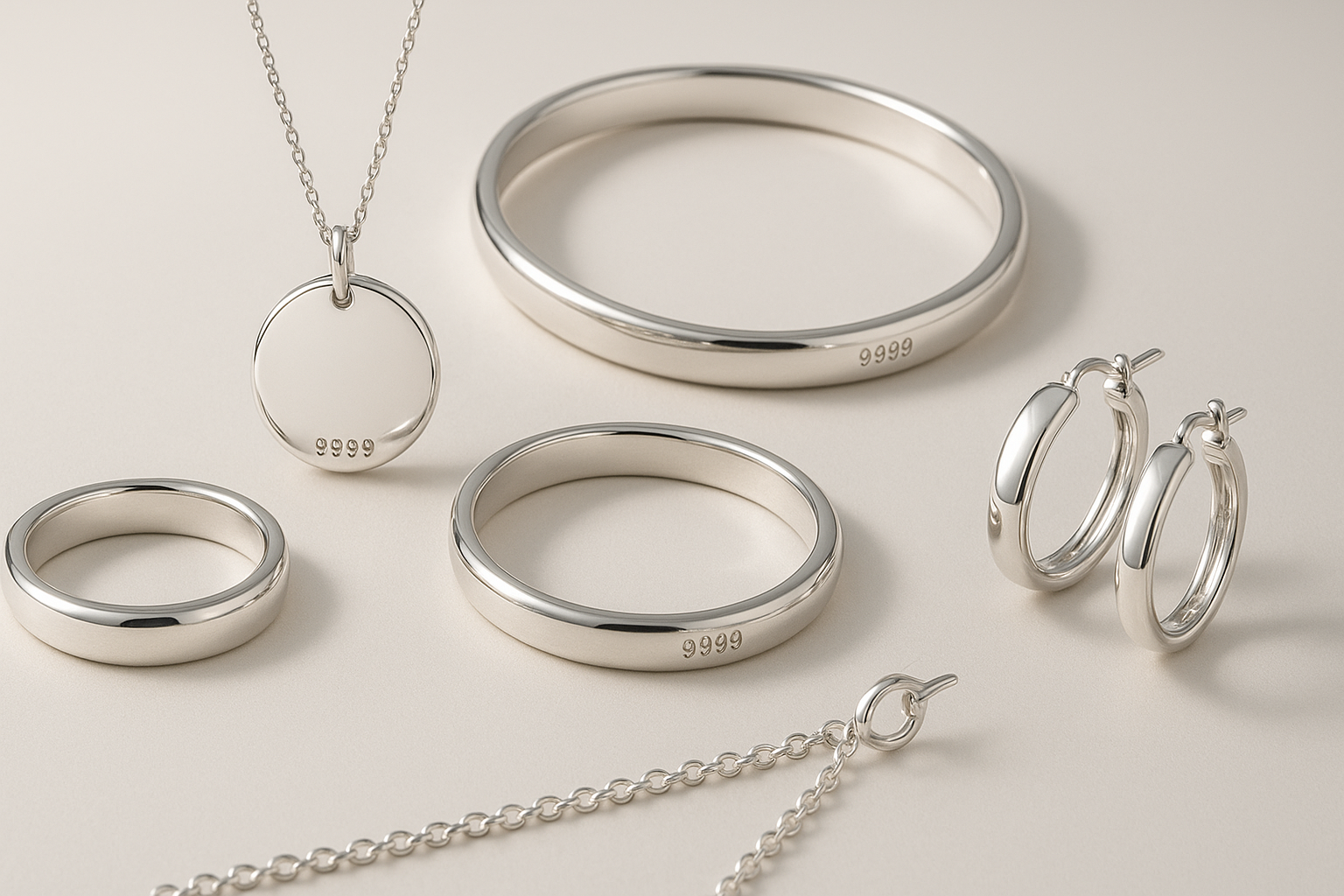 Pure 9999 Silver Jewelry