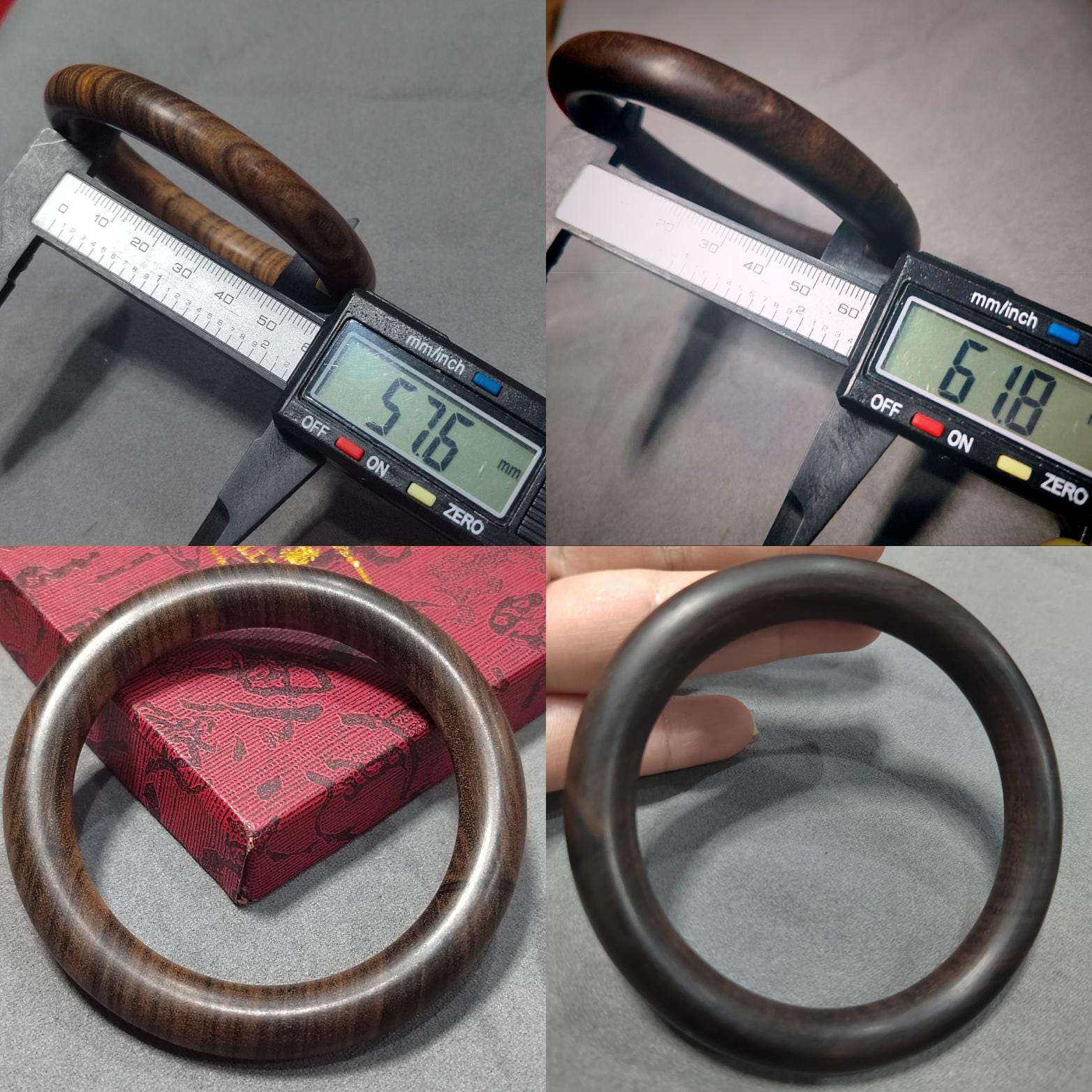 Natural Beauty Dalakan Sinking Agarwood Beads Bracelet & Sandalwood Bangle Mix|Match Unisex Designs SL391