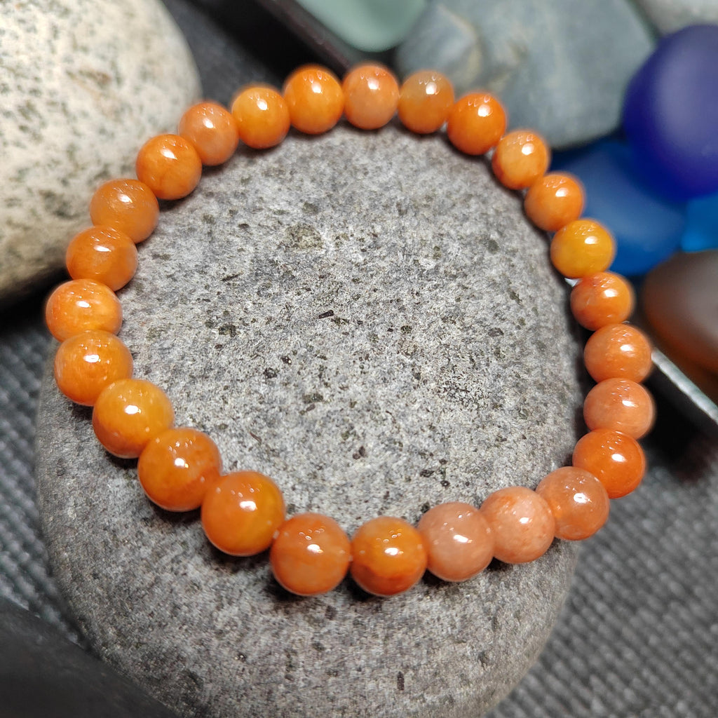 Certified Burmese Red Jadeite Bracelet: Natural Untreated Gemstone, 15cm Wrist SL426 - SL Precious