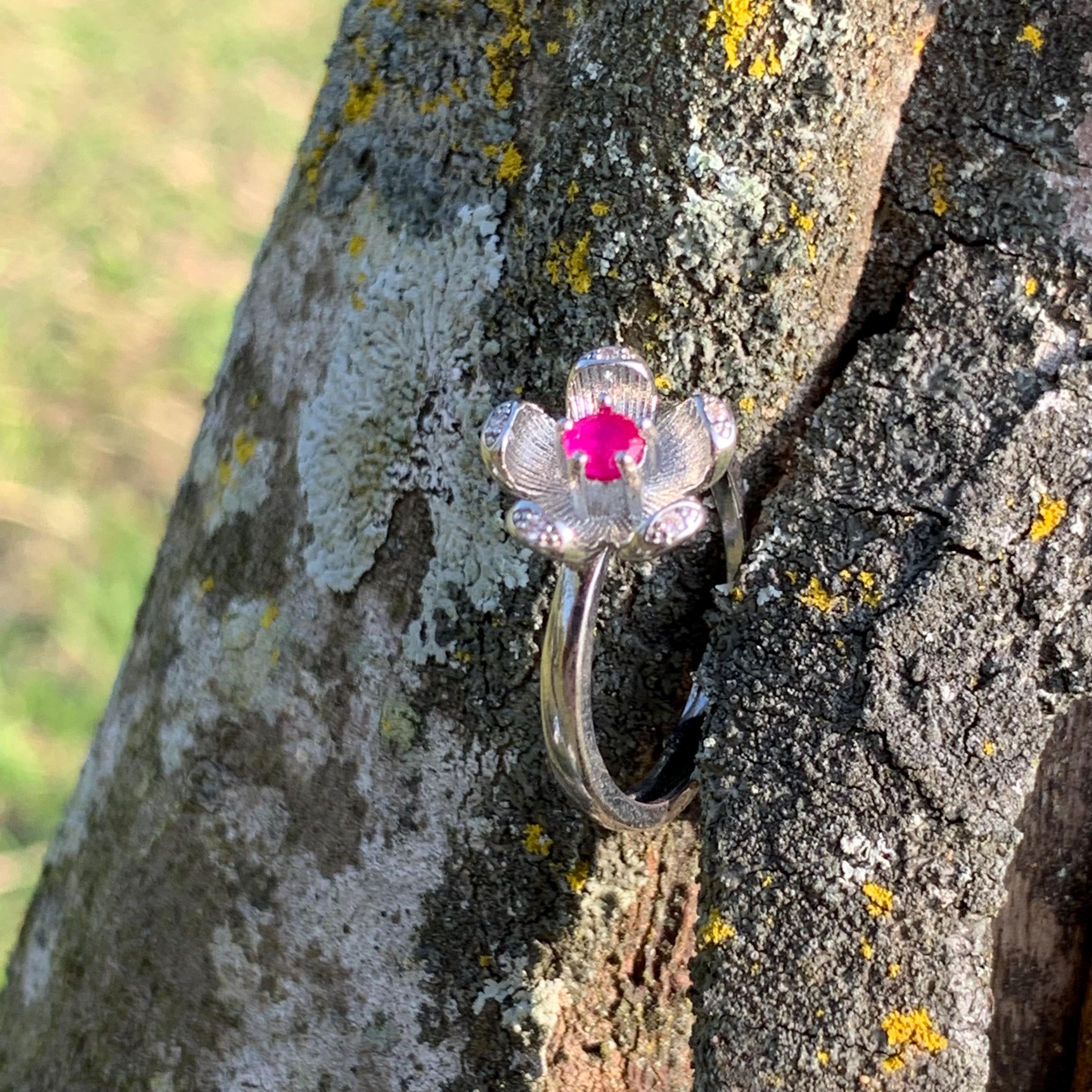 Ravishing Rose Red Ruby Pendant - Certified Mogok Gemstone in Elegant 925 Sterling Silver Settings SL253X12