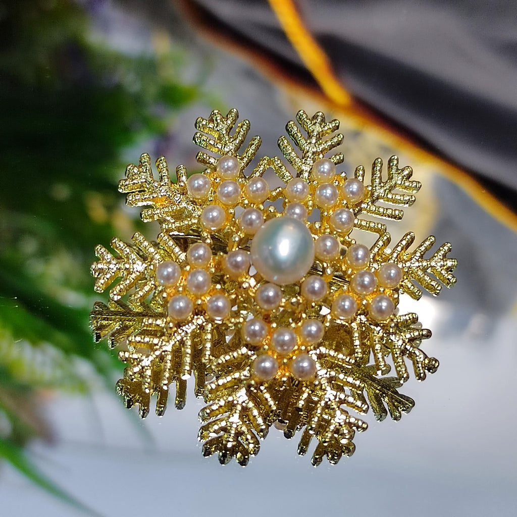 Elegant Brouch Rhinestone Water Pearl Snow, Leaf, Dragonfly, Sakura, Floral, Party Casual or Anniversary SL145, SL146,SL147,SL148, SL149 - SL Precious