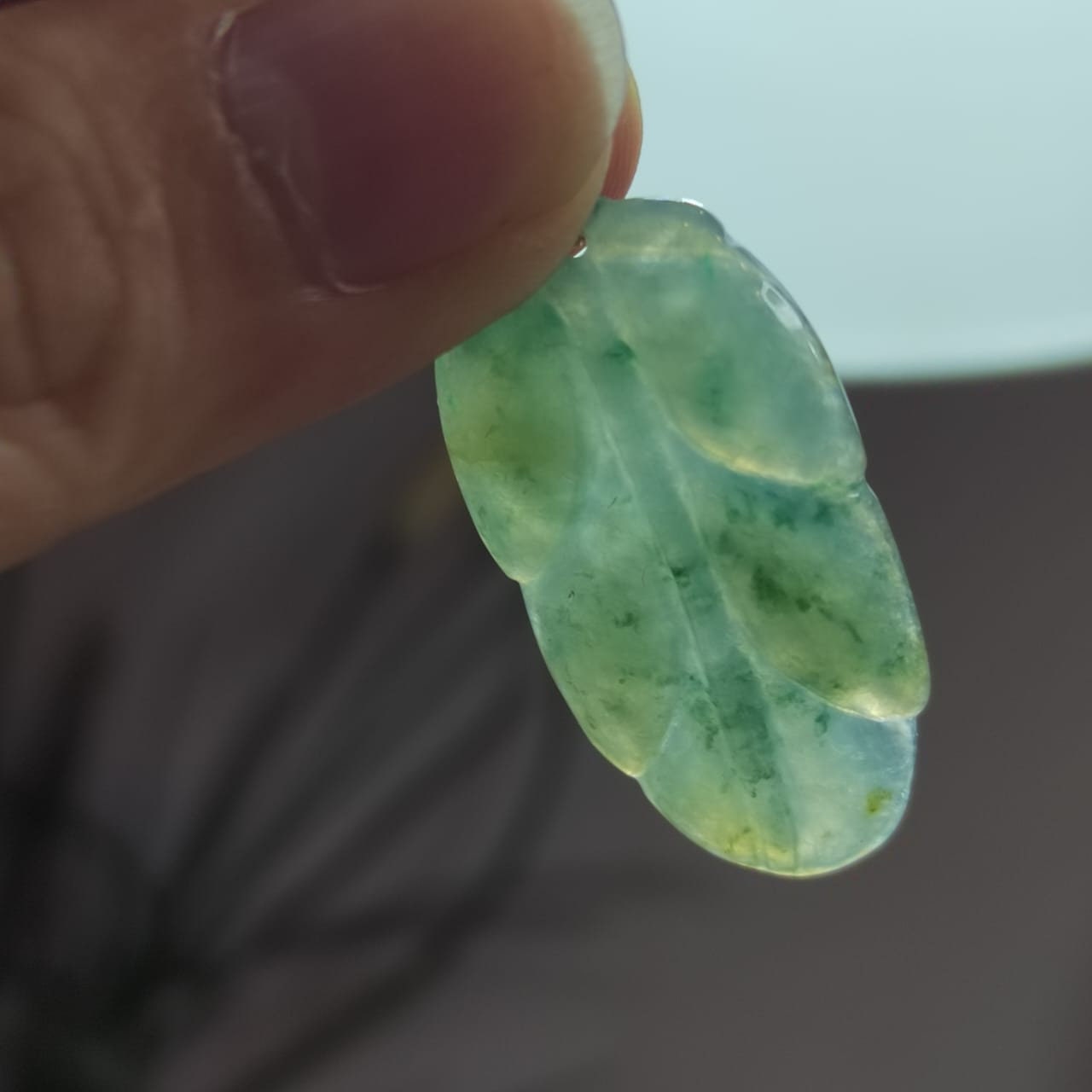 Certified A-Grade Gemstone Natural Green Yellow With Yellow Leaf Jadeite 18K Gold Setting For Her Gifts SL8019 - SL Precious