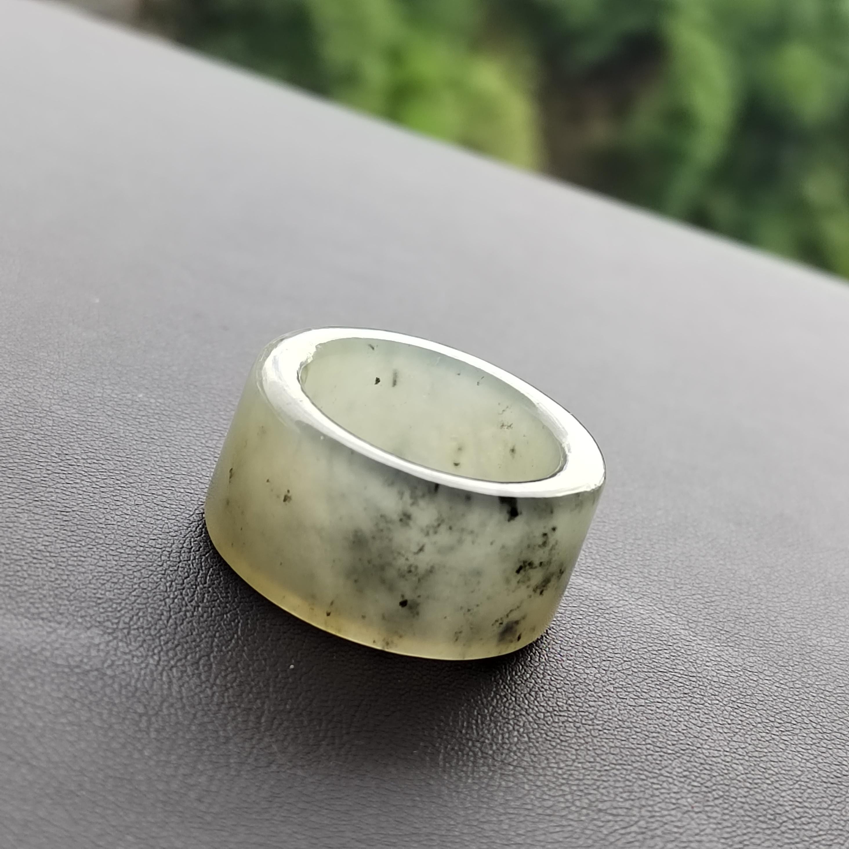 Natural China Xiuyu Jade Thumb Ring | Straight Cut | Two Designs SL304 SL305 SL Precious