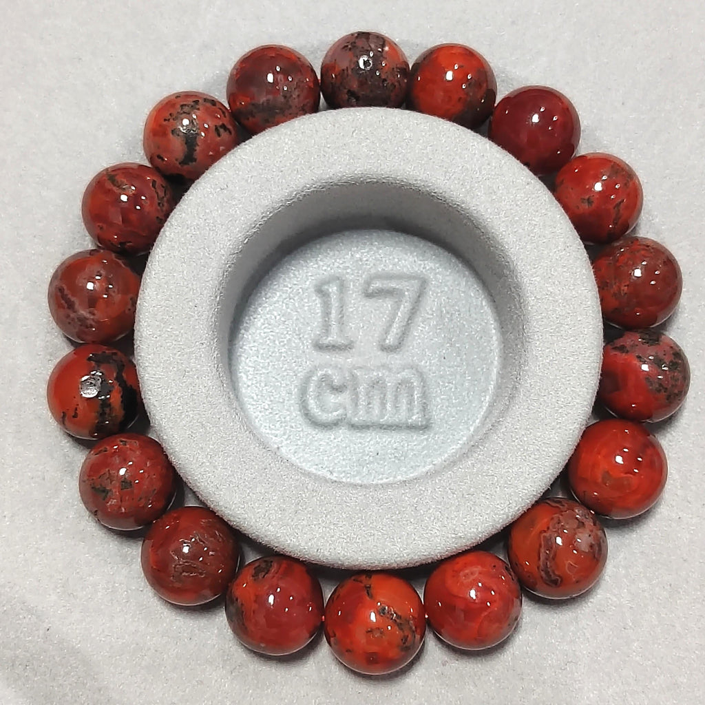Certified A-Grade Natural Southern Sichuan Liangshan Waxi Deep Red Nanhong Agate|Raw Skin| Iron Skin Shine Surface Beads Bracelet SL385