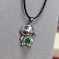 Burmese Imperial Green Jadeite with Zircon On S925 Silver Pendant Pig & Lamb Shape Free Necklace SL137N, SL138N - SL Precious