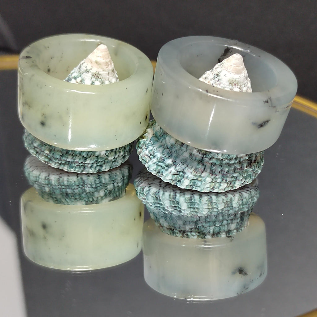 Natural China Xiuyu Jade Thumb Ring | Straight Cut | Two Designs SL304 SL305 SL Precious
