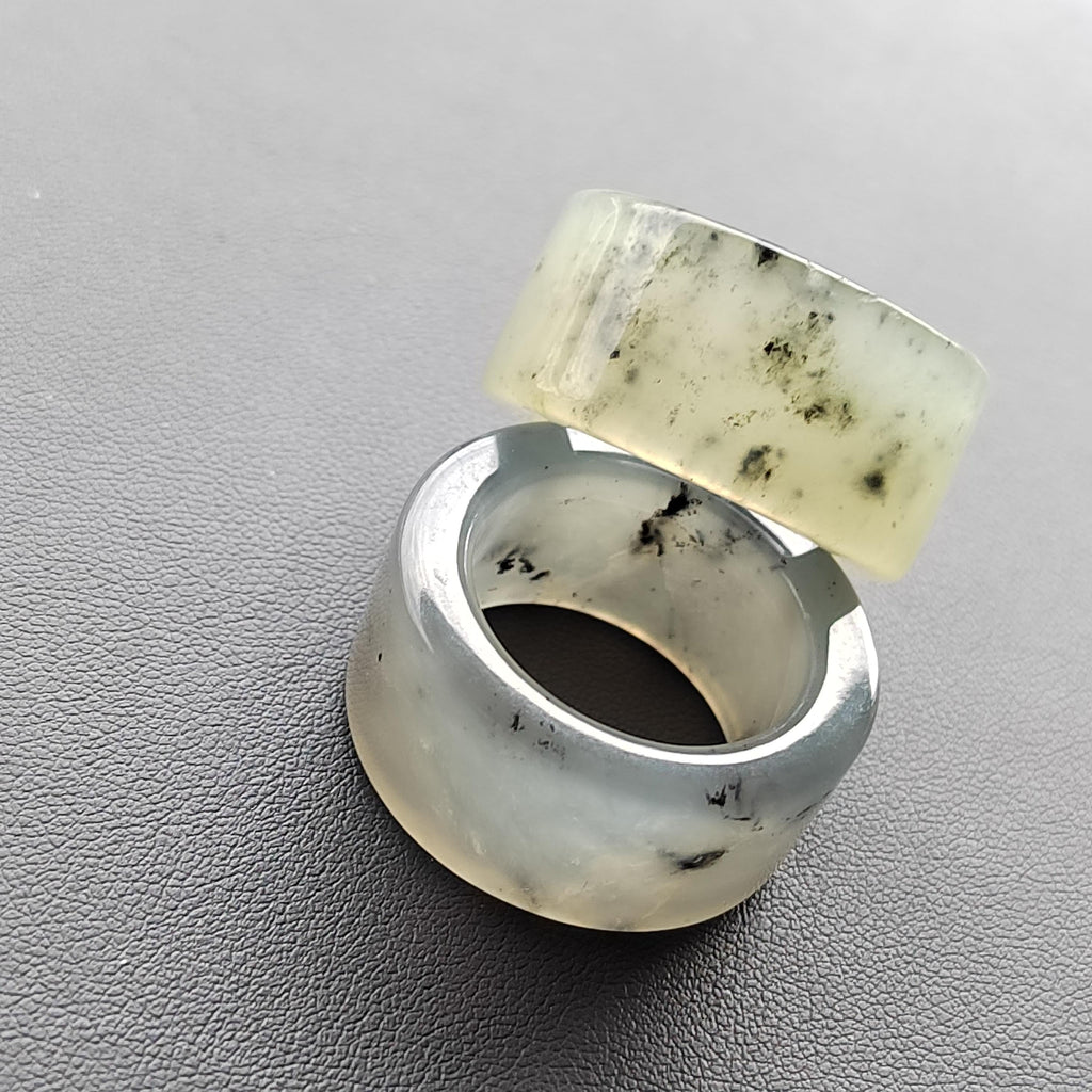 Natural China Xiuyu Jade Thumb Ring | Straight Cut | Two Designs SL304 SL305 SL Precious