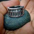 S925 Sterling Silver Solid Men's Abacus Adjustable Thai Trend Silver Ring SL227 - SL Precious