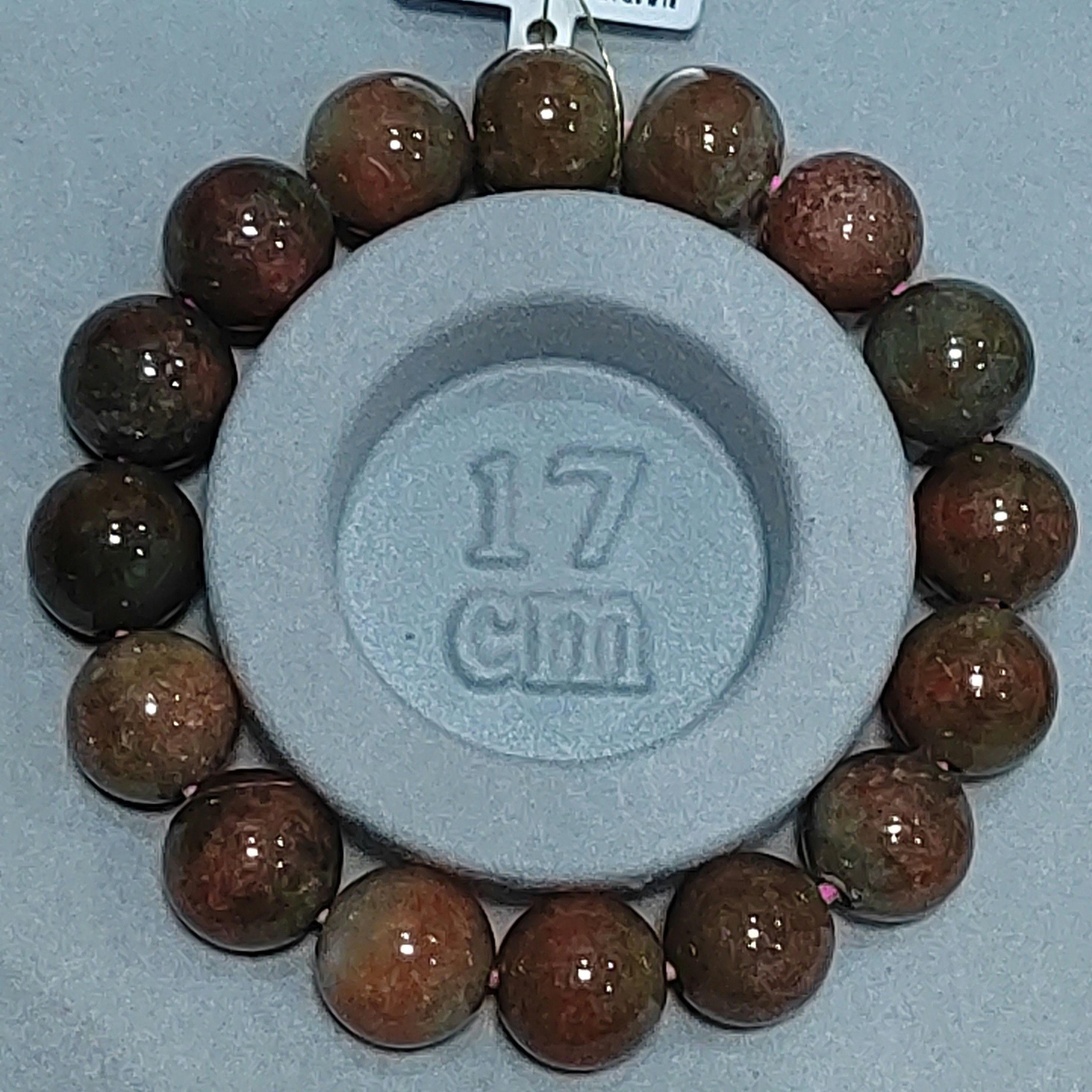 Natural Untreated Beautiful Mix Colors Burmese Rare Red Green Jadeite 16pcs Beads Bracelet SL102 - SL Precious