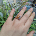 Large Luxury Certified Burmese Natural Gemstone Untreated Man Ring White Icy/ Natural Sugar Cane Yellow Jadeite For Him SL165 SL166 - SL Precious