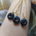 Natural Burmese Certified Untreated Wuji Donut Pendant, 18K Solid Yellow Gold Setting - 乌鸡平安扣 SL027 - SL Precious