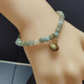 Natural Untreated Burmese Sugar Cane Yellow, Green, and Icy White Minimalist Bead Bracelet Design SL335 - SL Precious