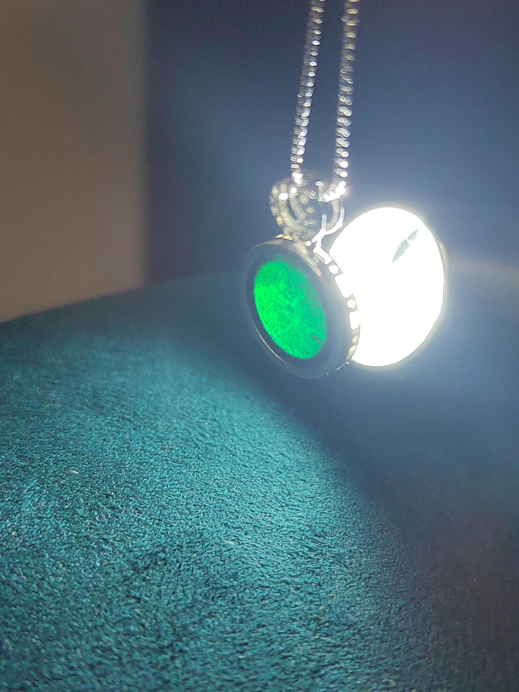 Certified A-Grade Natural Gemstone Untreated Burmese Black Ink Round Minimalist Jadeite Pendant Chain S925 For Her Him SL265X24