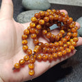 Golden Sea Willow 108 Beads Necklace Bracelet 8mm Natural Prayer Mala 金丝海柳佛珠 SL126 - SL Precious