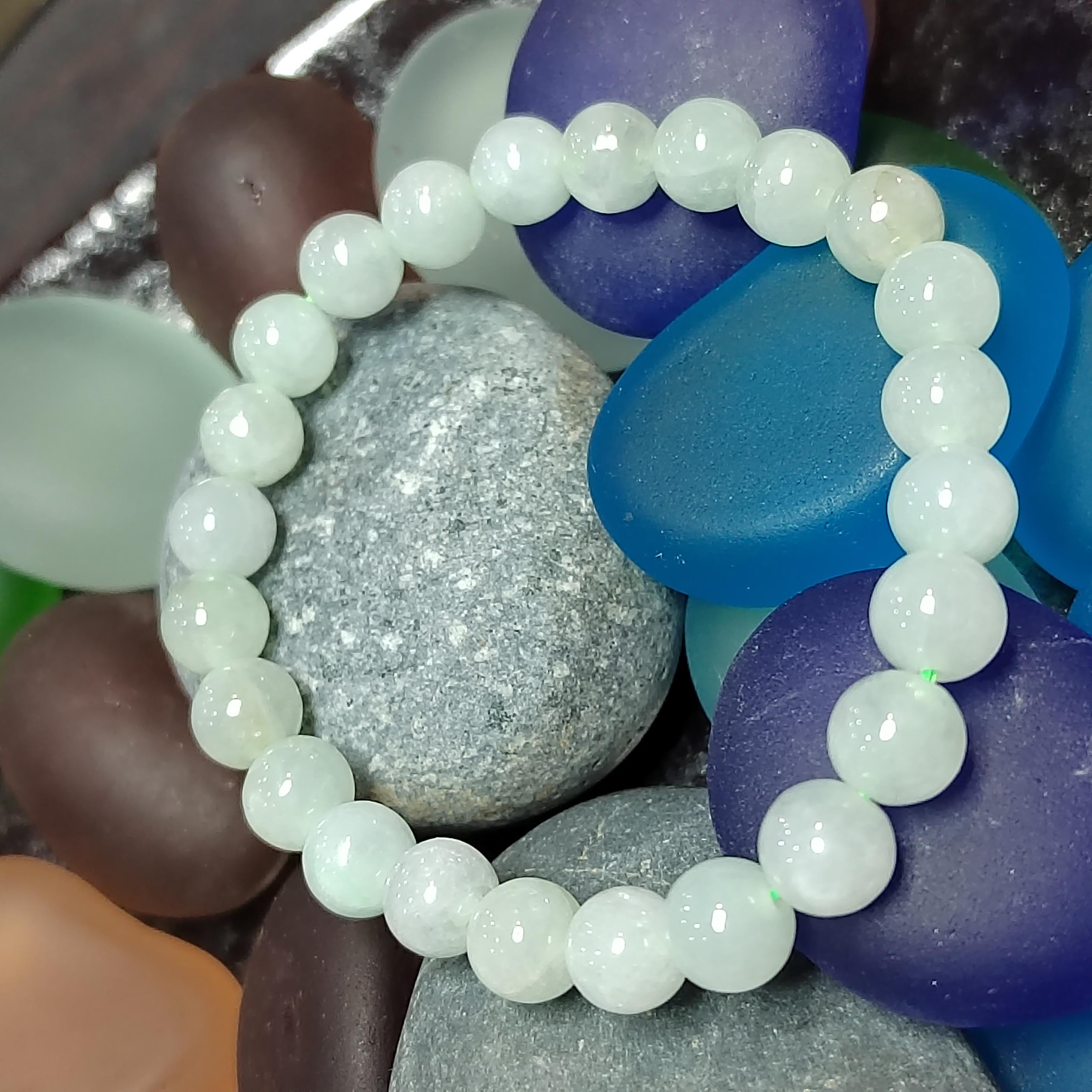 Certified Burmese Jadeite Bracelet Set: Yellow & Icy White Green A-Grade Jade SL425 - SL Precious