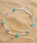 Turtle Seaglass Beach Anklet-0
