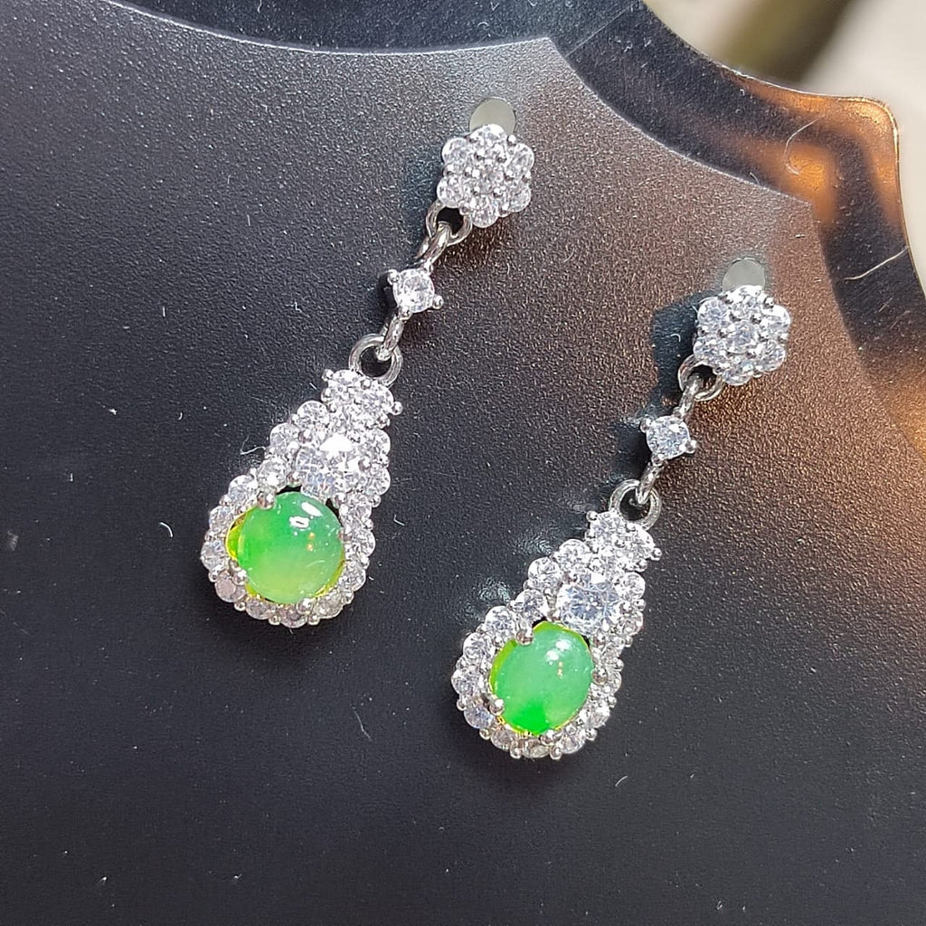Luxury Jadeite Drop Earrings for Women