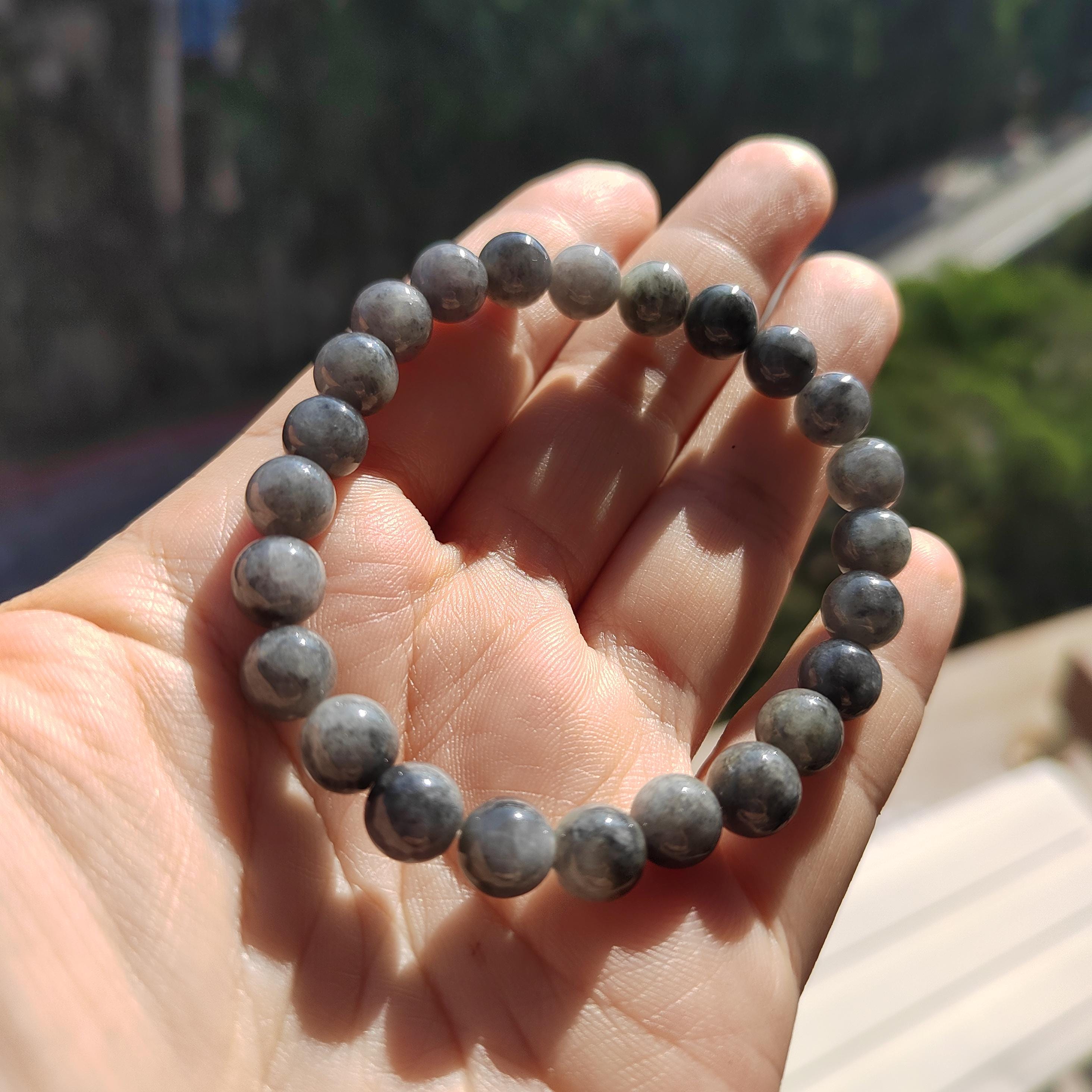 A-Grade Burmese Wuji Jadeite Beads Bracelet | Natural Untreated 天然鸟鸡手串 SL121