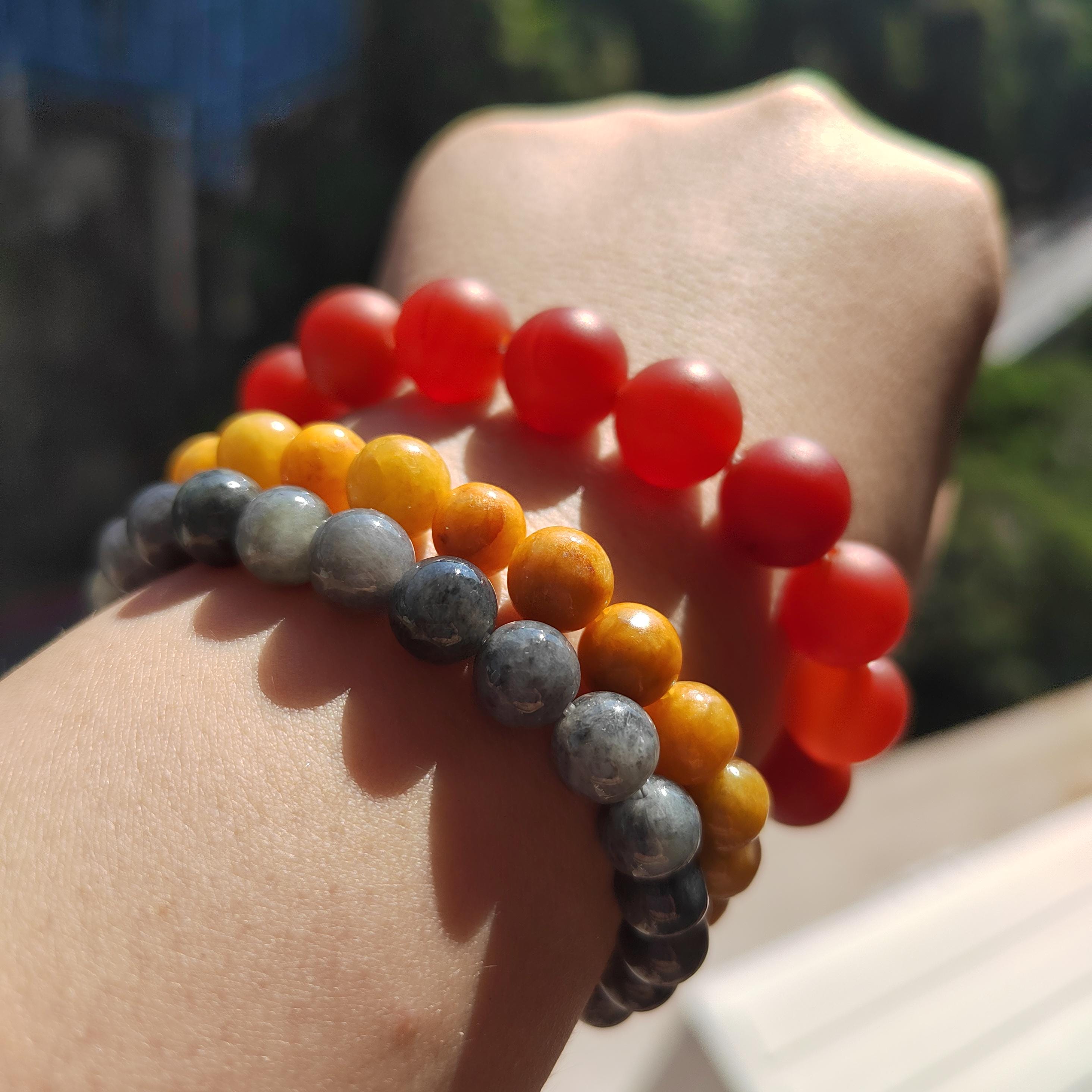 A-Grade Burmese Wuji Jadeite Beads Bracelet | Natural Untreated 天然鸟鸡手串 SL121