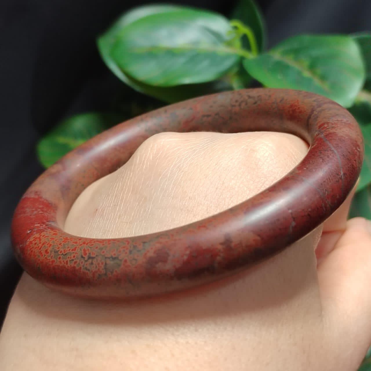 Certified A-Grade Elegant Natural Sichuan Liangshan Nanhong Red Agate Bangle SL389 SL390