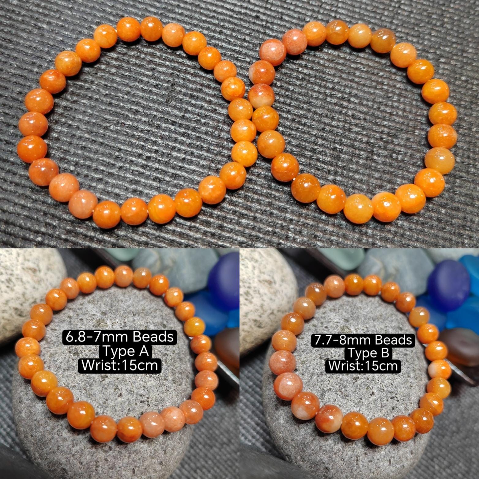 Certified Burmese Red Jadeite Bracelet: Natural Untreated Gemstone, 15cm Wrist SL426