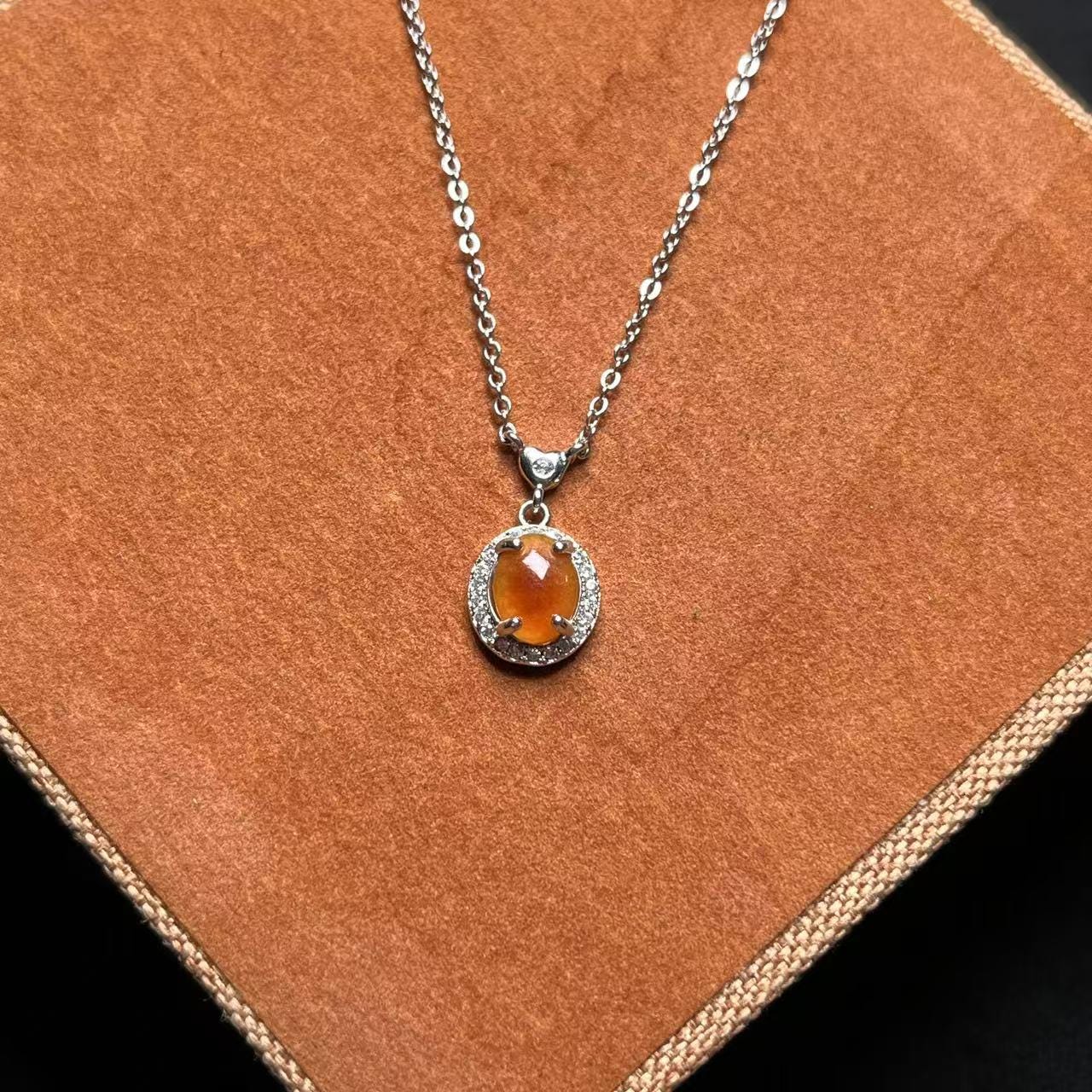 Certified Burmese Yellow Jadeite Pendant Necklace | A Grade Natural Jade | Rare Golden Jade SL443/100
