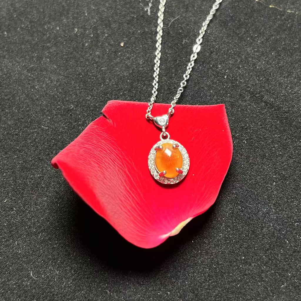 Certified Burmese Yellow Jadeite Pendant Necklace | A Grade Natural Jade | Rare Golden Jade SL443/100