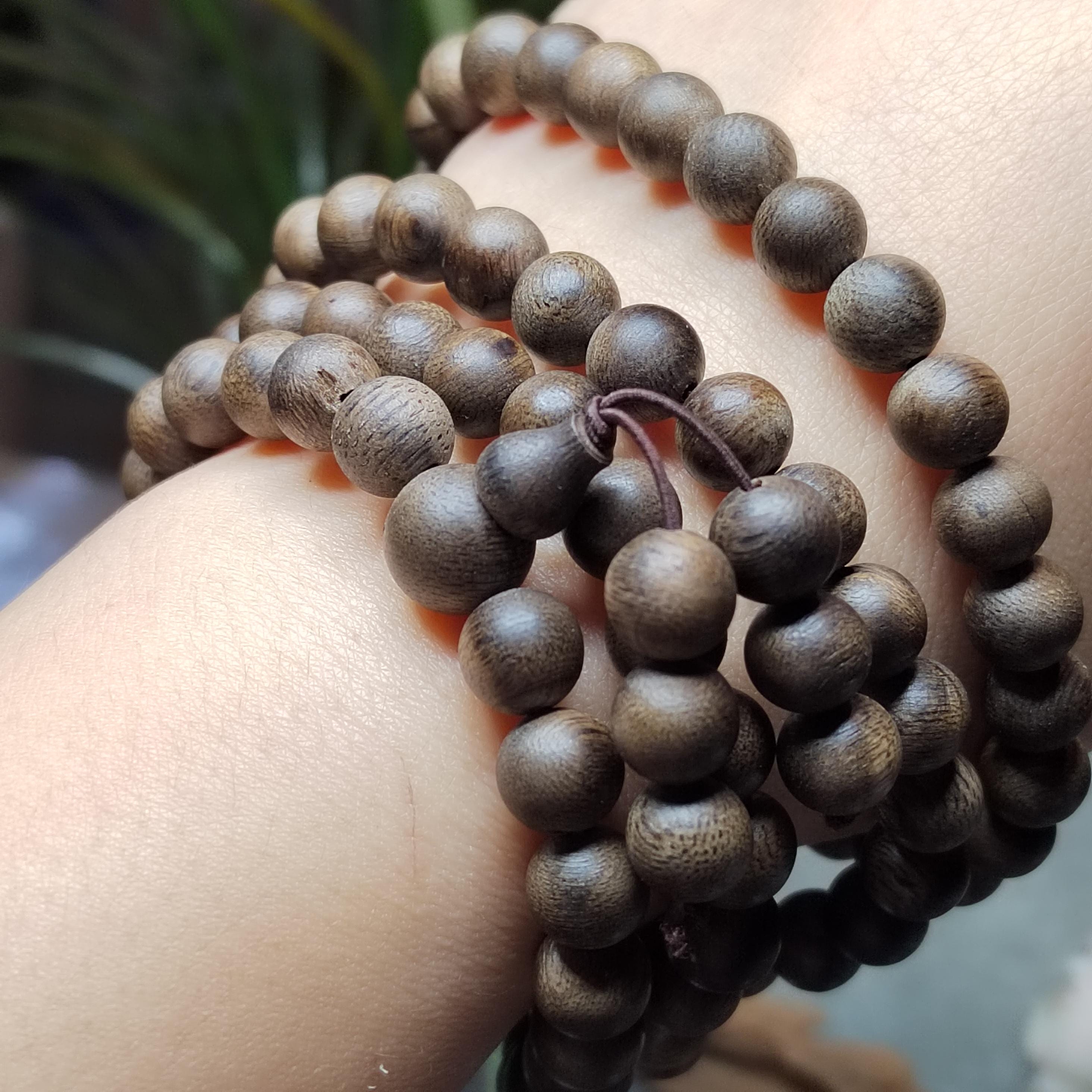 Kunlun Meige Agarwood Mala Beads – 108 Cultivated Hong Kong SL516