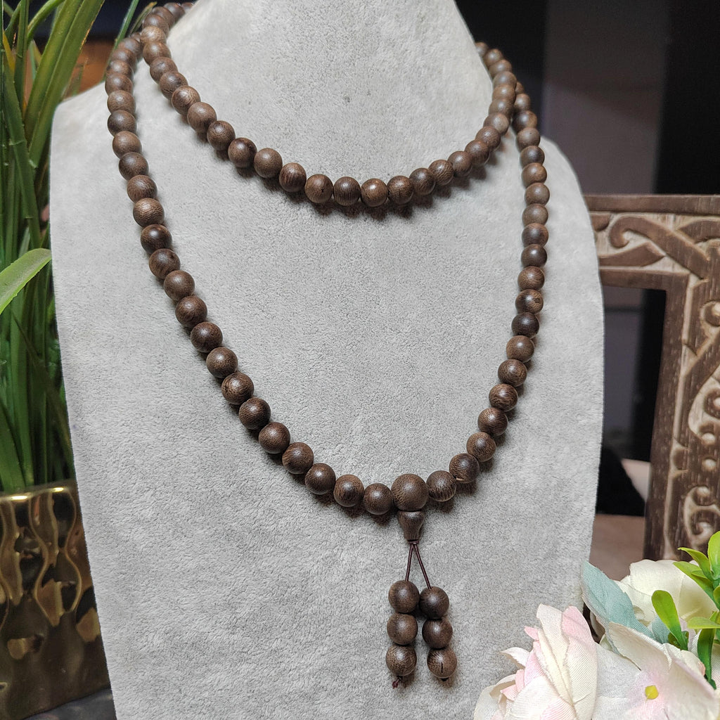 Kunlun Meige Agarwood Mala Beads – 108 Cultivated Hong Kong SL516