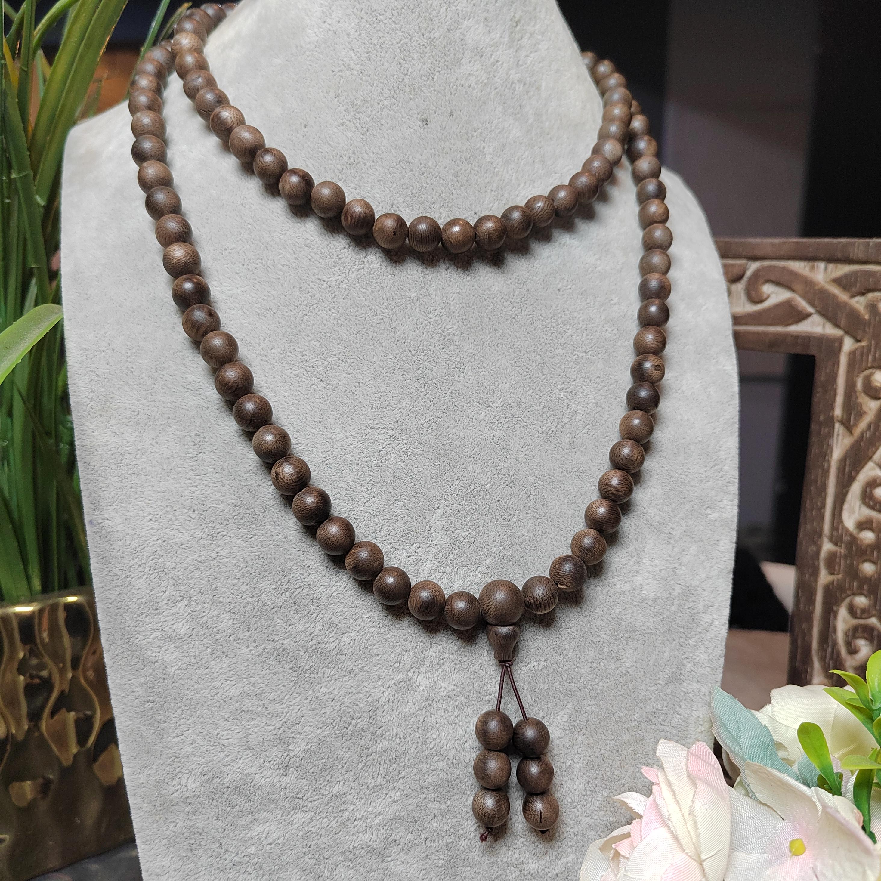 Kunlun Meige Agarwood Mala Beads – 108 Cultivated Hong Kong SL516