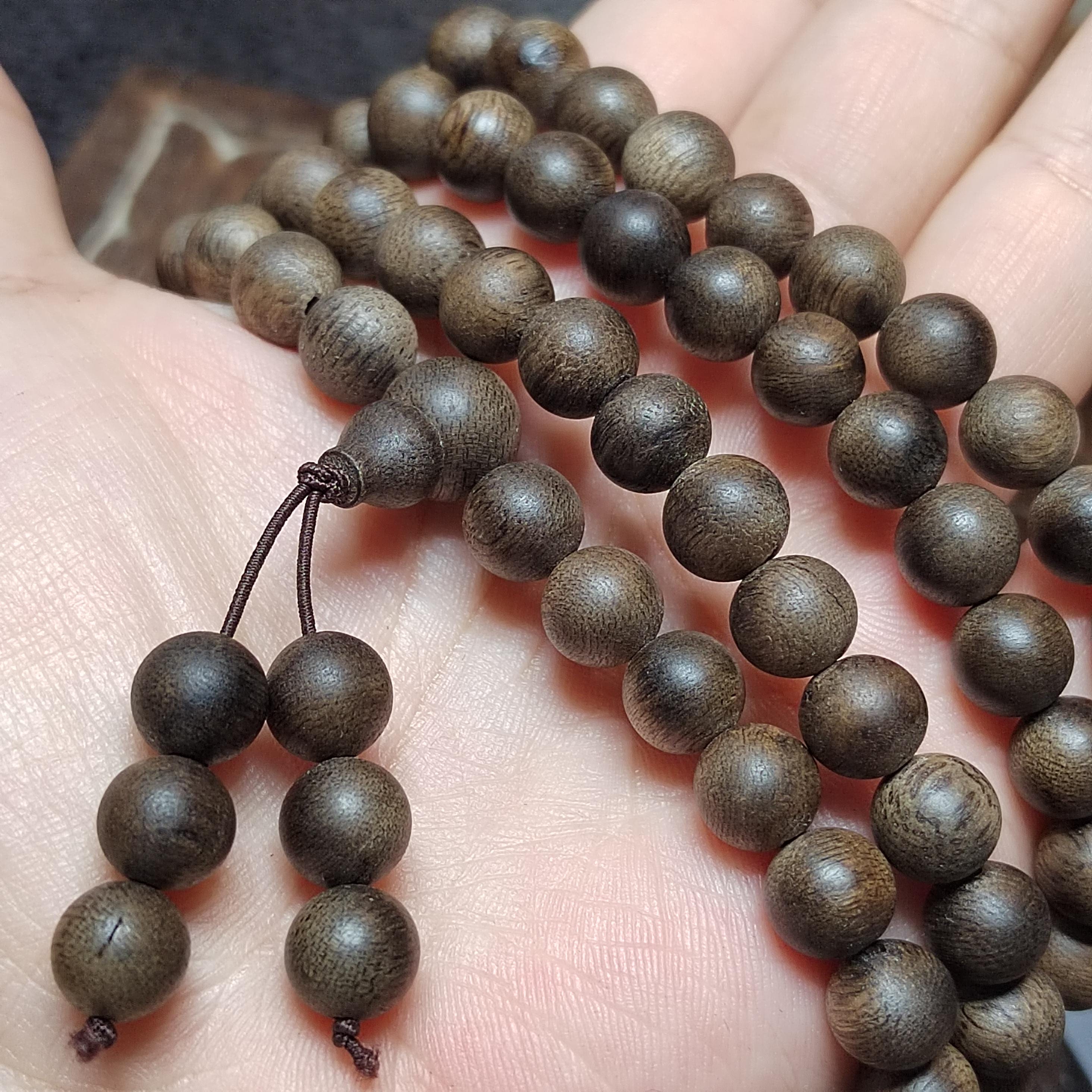 Kunlun Meige Agarwood Mala Beads – 108 Cultivated Hong Kong SL516