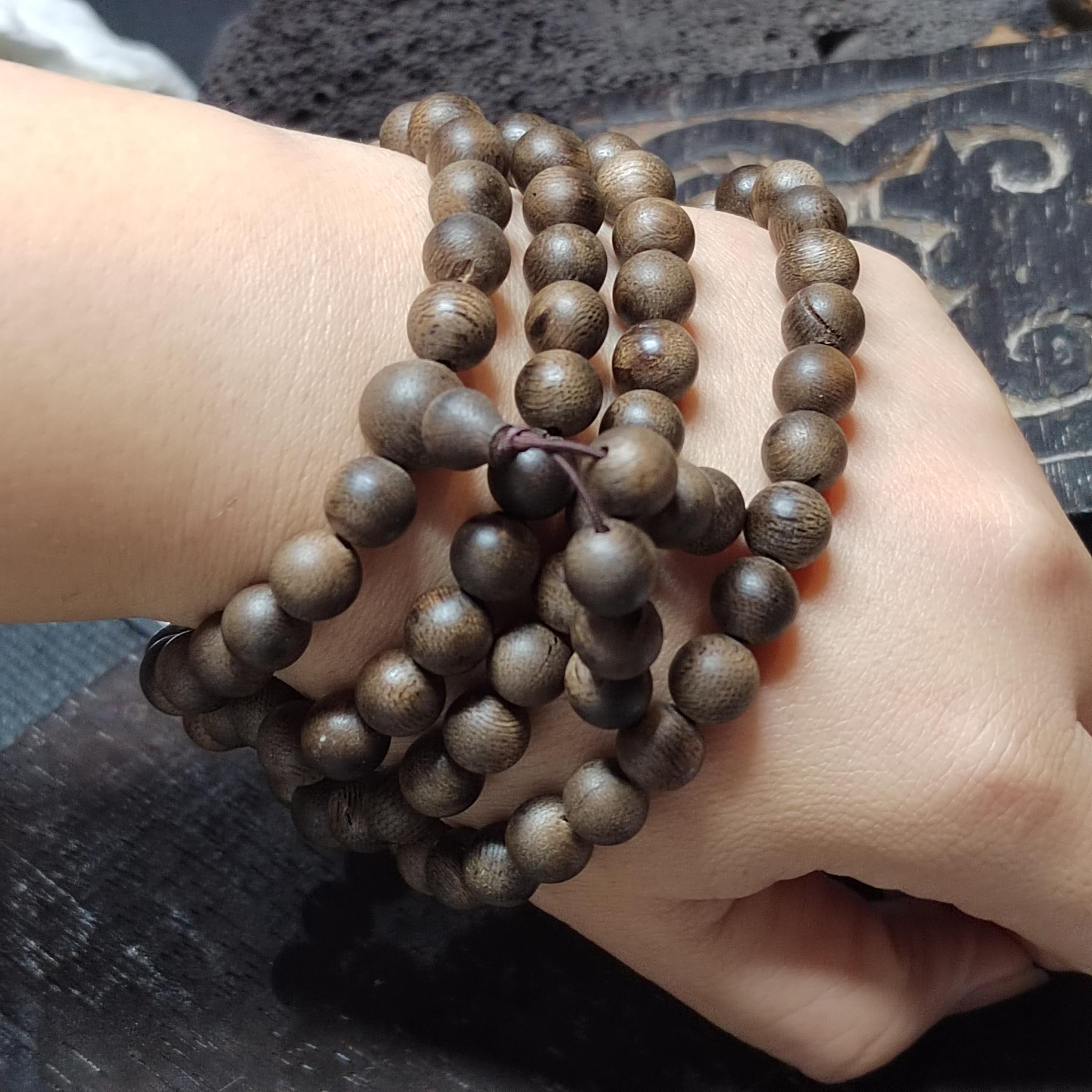 Kunlun Meige Agarwood Mala Beads – 108 Cultivated Hong Kong SL516