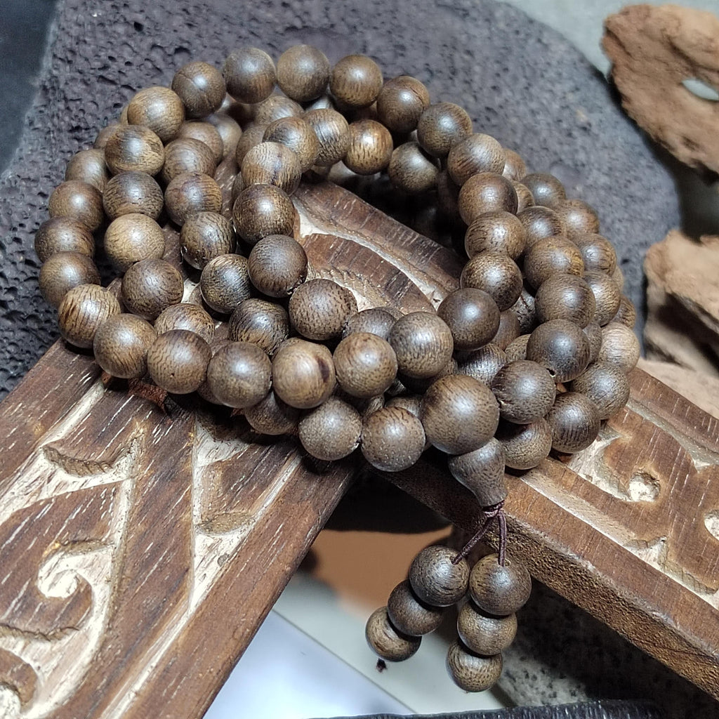 Kunlun Meige Agarwood Mala Beads – 108 Cultivated Hong Kong SL516