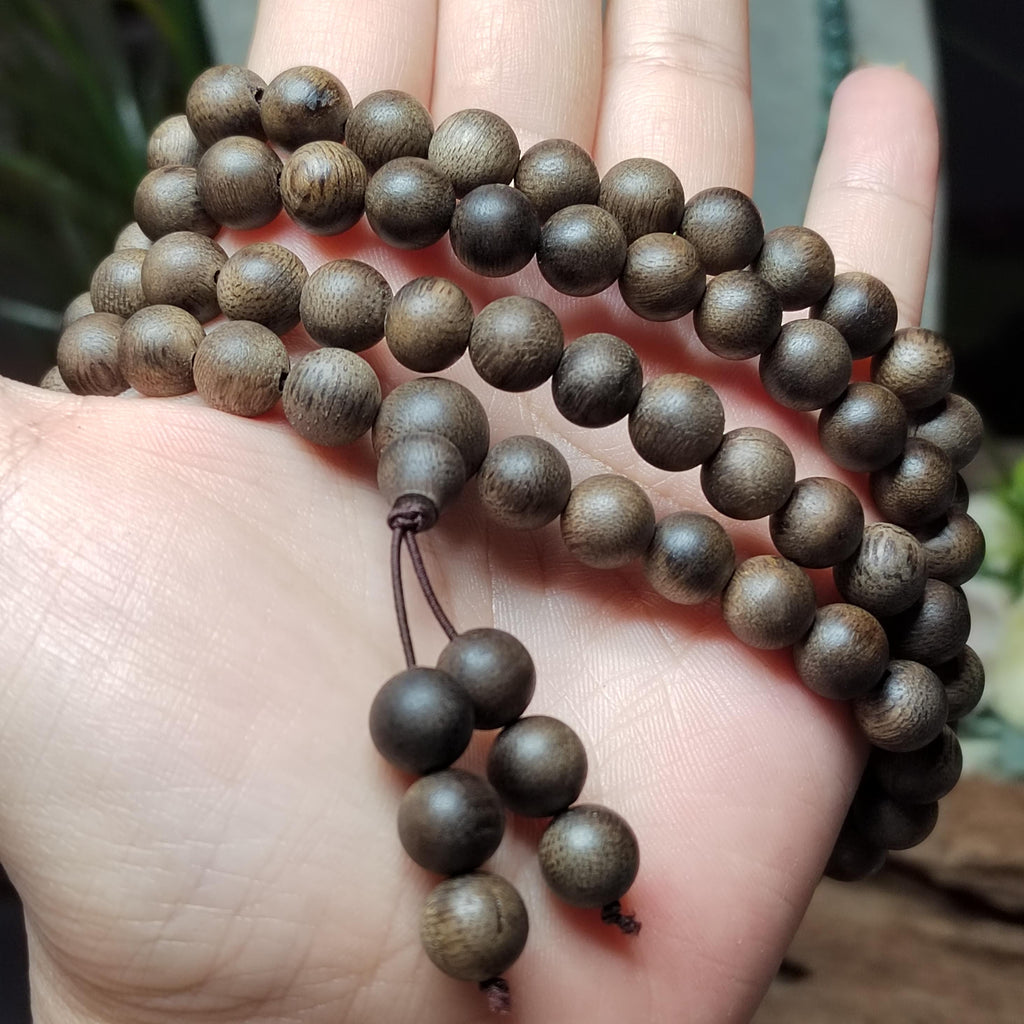 Kunlun Meige Agarwood Mala Beads – 108 Cultivated Hong Kong SL516