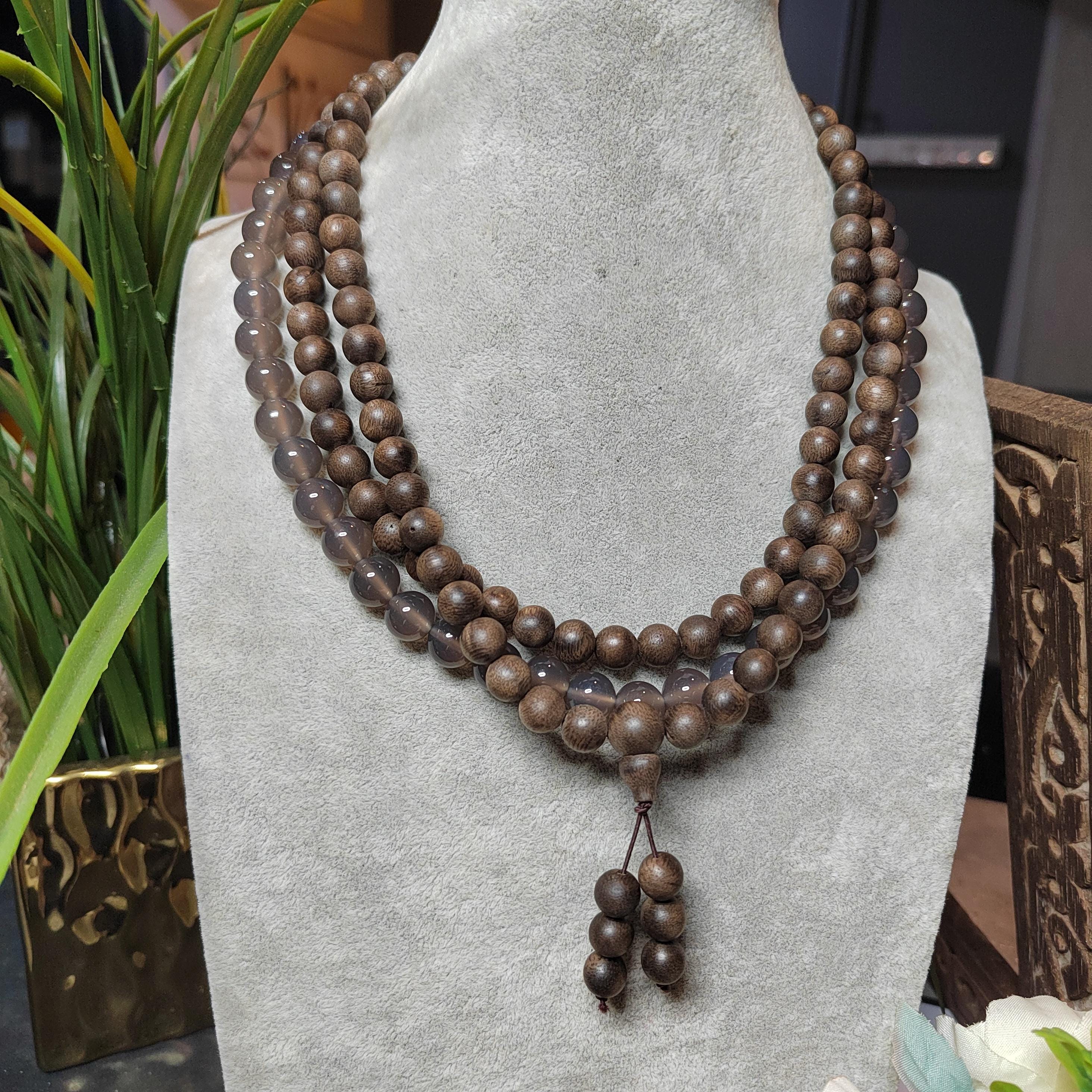 Kunlun Meige Agarwood Mala Beads – 108 Cultivated Hong Kong SL516