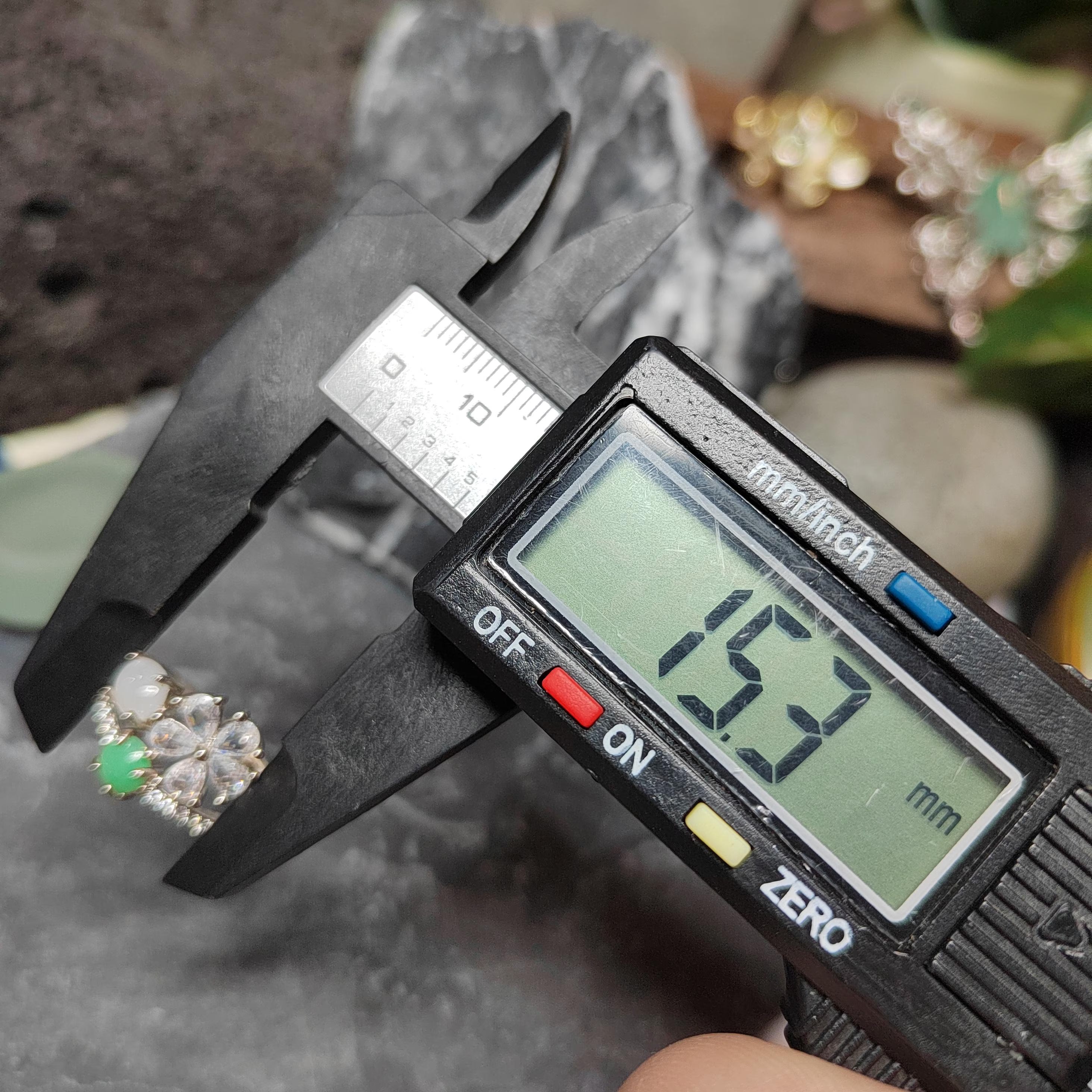 Certified A-Grade Burmese Apple Green & Icy White Jadeite Ring | 18K Gold-Plated S925 Silver | Adjustable Floral Zircon Design | SL189 SL Precious