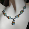 Certified Untreated Burmese Red & White Icy Jadeite Wulu Necklace | S925 Sterling Silver with Zircon SL501 SL Precious