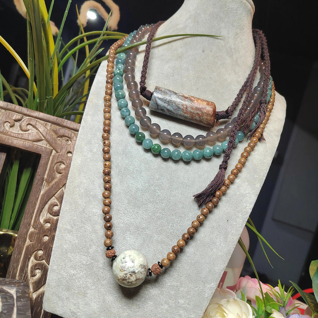 Certified Hemo Jade Pendant | Rare Nephrite Jade | 58mm Natural Stone Necklace 段树林河磨玉带红草吊坠SL512 SL Precious