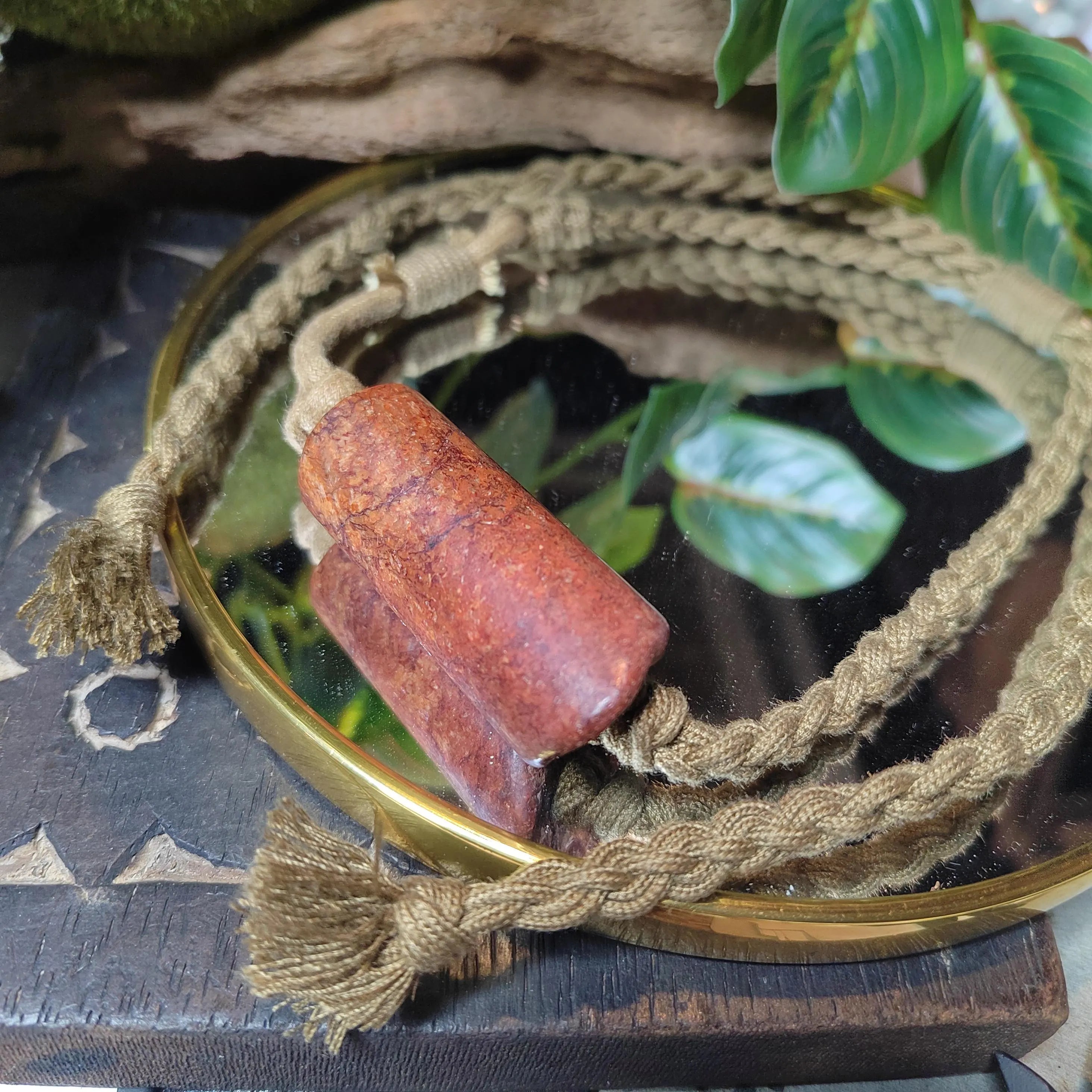 Certified Natural Handmade Design Hemo Jade Pendant Necklace Bracelet 河磨玉火燎皮原皮 | SL514 SL Precious