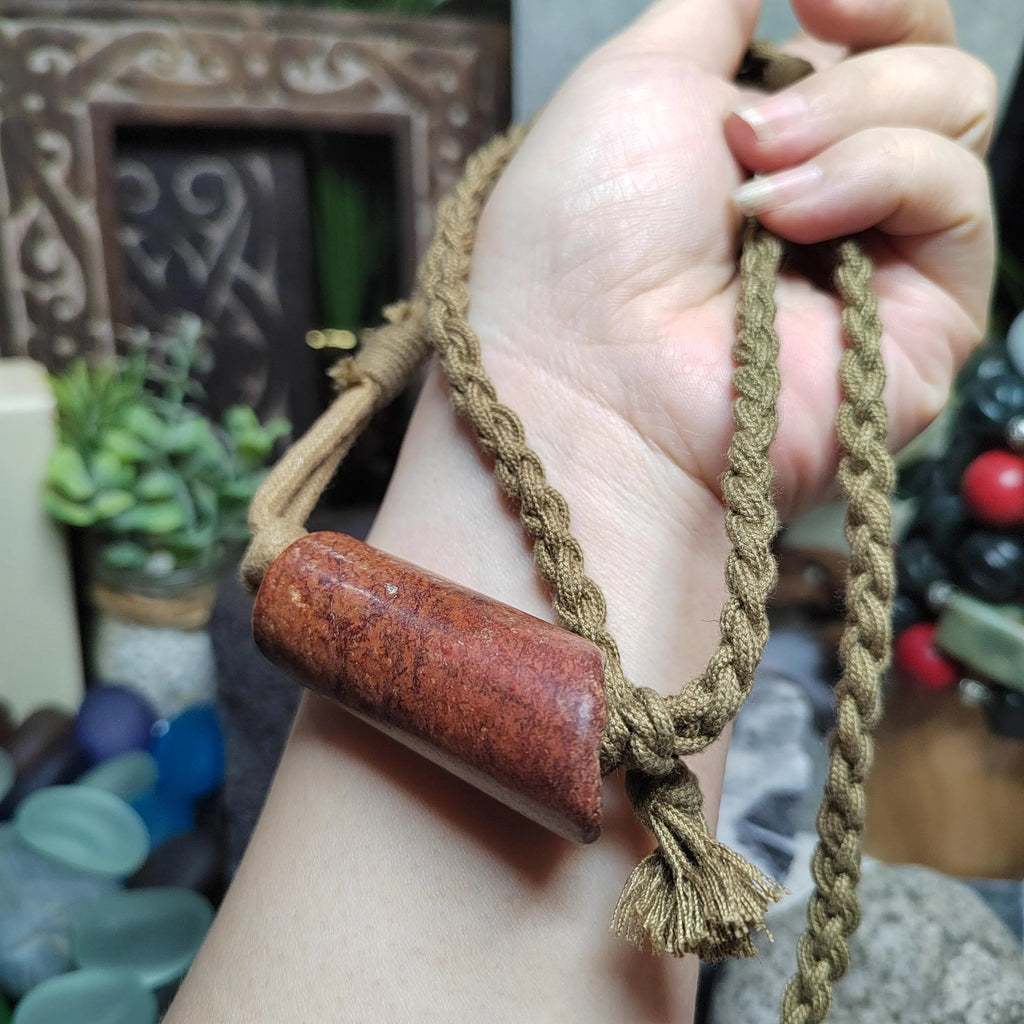 Certified Natural Handmade Design Hemo Jade Pendant Necklace Bracelet 河磨玉火燎皮原皮 | SL514 SL Precious