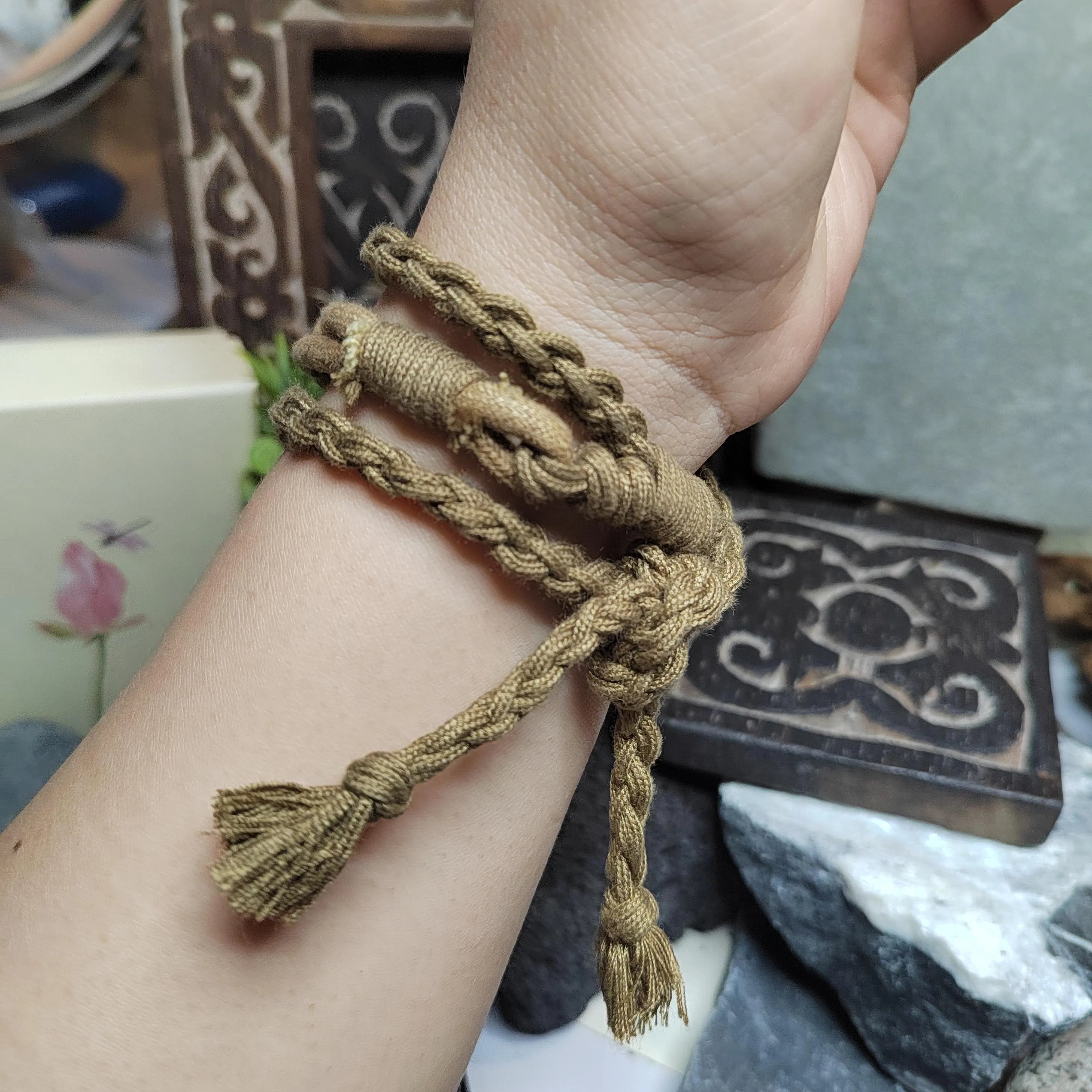 Certified Natural Handmade Design Hemo Jade Pendant Necklace Bracelet 河磨玉火燎皮原皮 | SL514 SL Precious