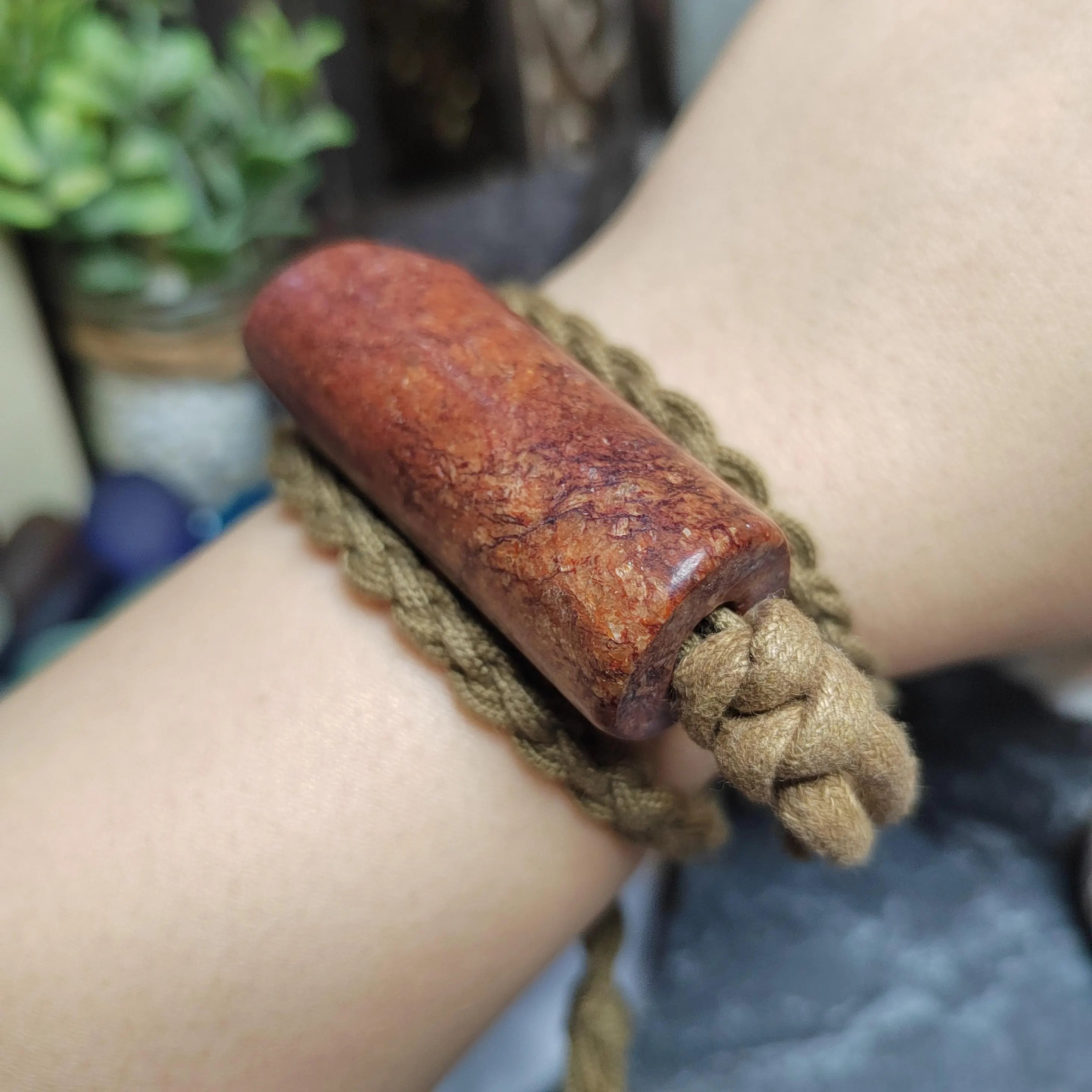 Certified Natural Handmade Design Hemo Jade Pendant Necklace Bracelet 河磨玉火燎皮原皮 | SL514 SL Precious