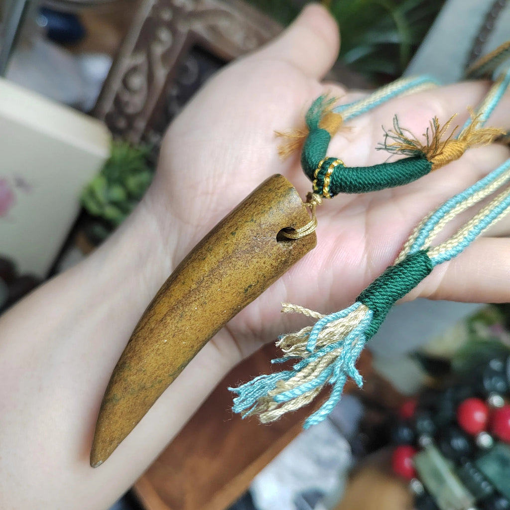 Certified Natural Old Skin Yellow Brown Hemo Jade Crescent Fang Design Pendant Necklace Bracelet 河磨玉老油黃皮月牙设计 | SL486 SL Precious