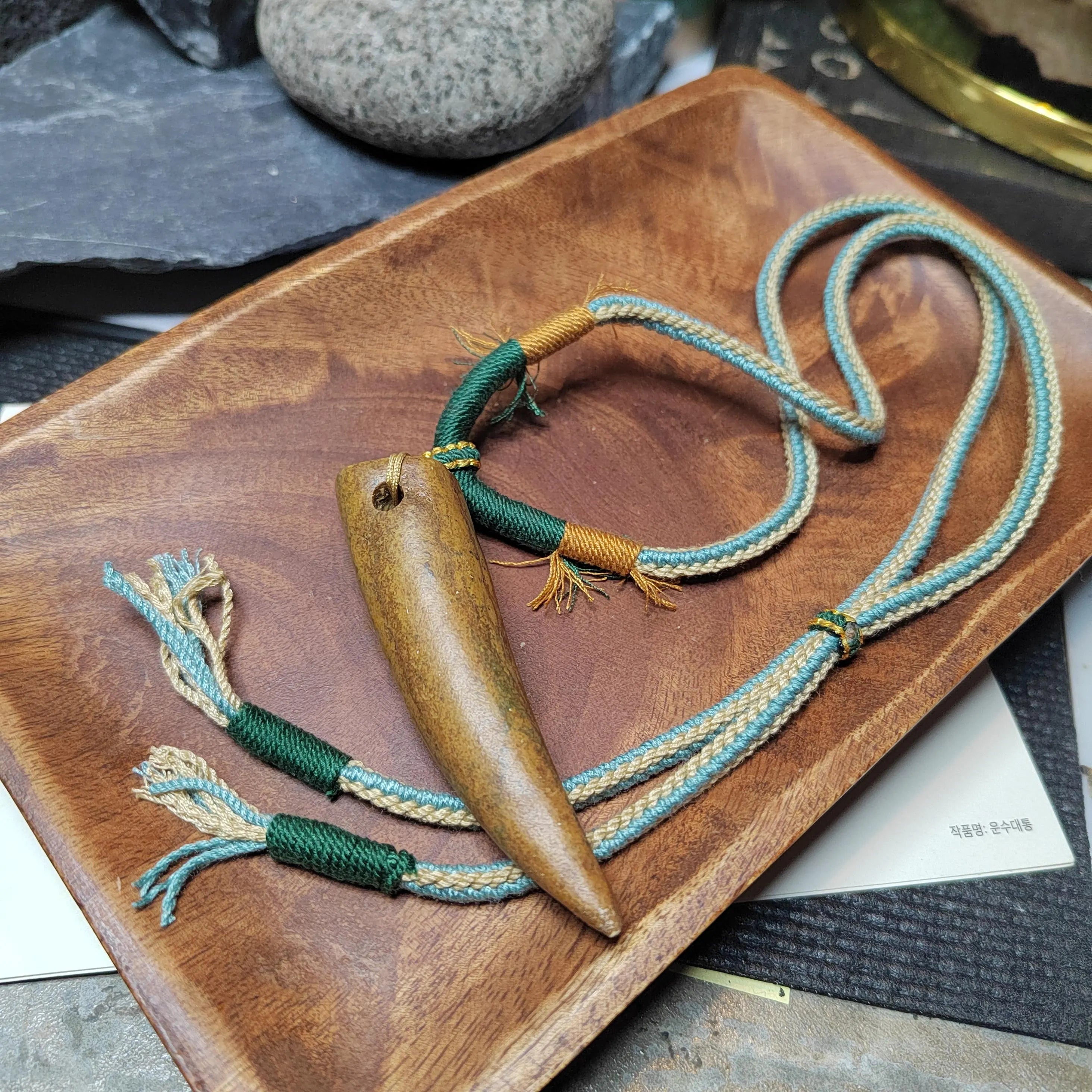 Certified Natural Old Skin Yellow Brown Hemo Jade Crescent Fang Design Pendant Necklace Bracelet 河磨玉老油黃皮月牙设计 | SL486 SL Precious