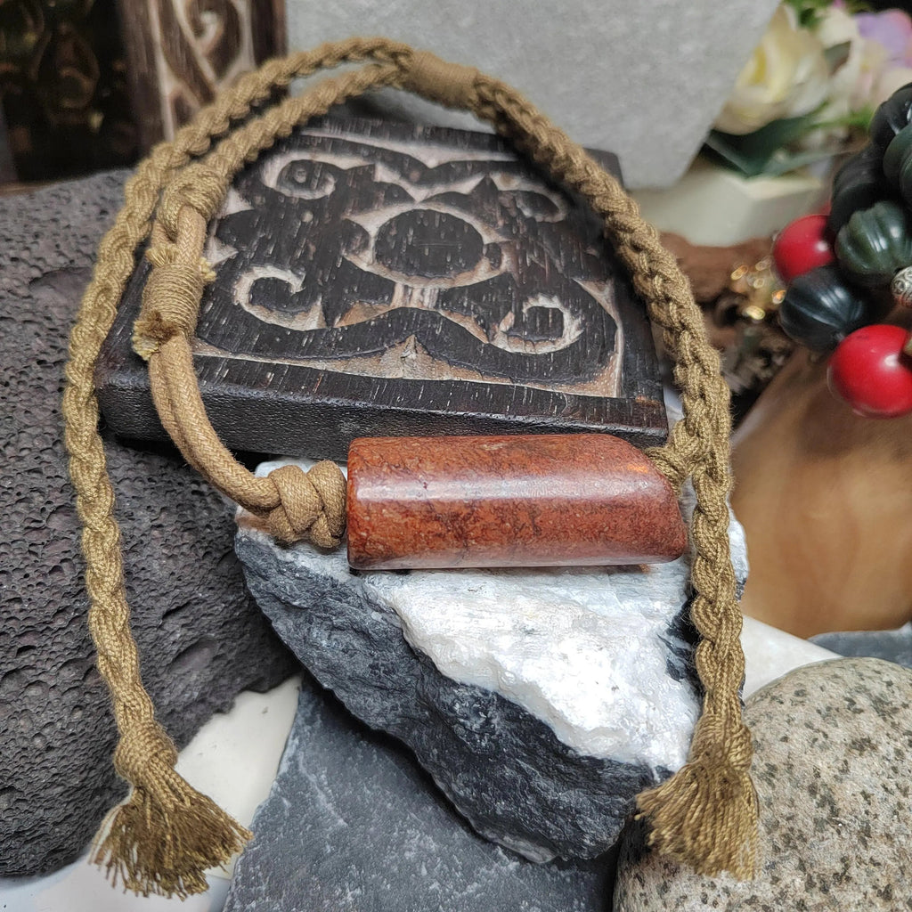 Certified Natural Handmade Design Hemo Jade Pendant Necklace Bracelet 河磨玉火燎皮原皮 | SL514 SL Precious