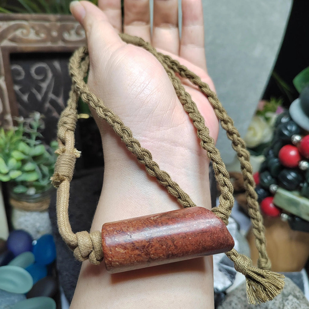 Certified Natural Handmade Design Hemo Jade Pendant Necklace Bracelet 河磨玉火燎皮原皮 | SL514 SL Precious