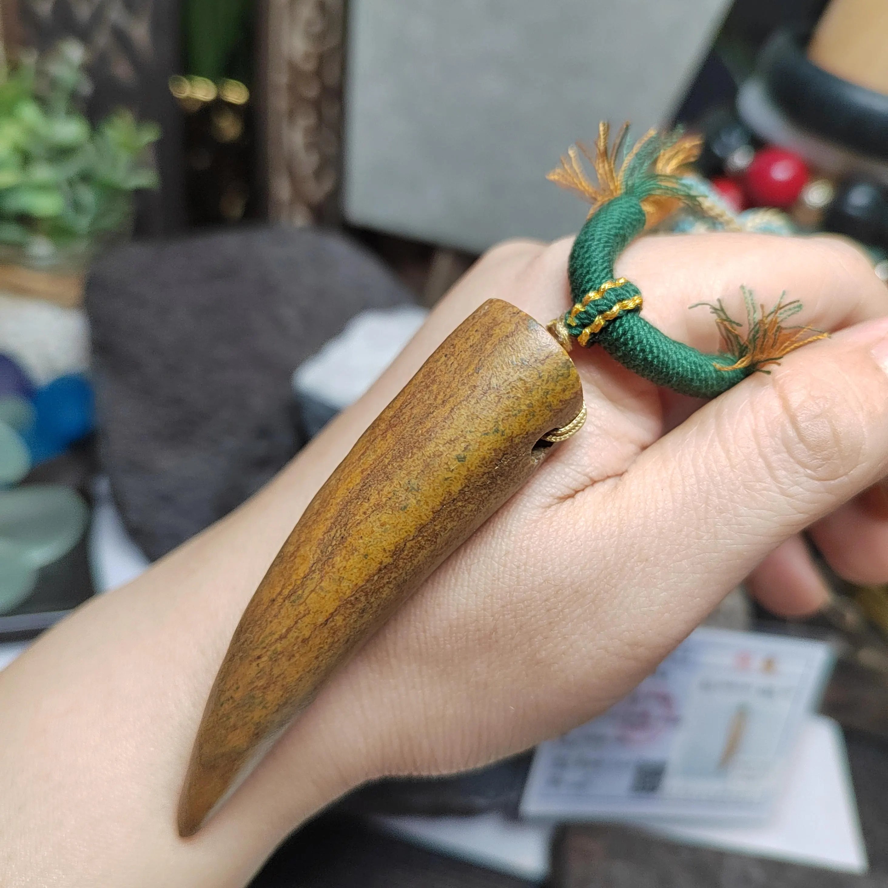 Certified Natural Old Skin Yellow Brown Hemo Jade Crescent Fang Design Pendant Necklace Bracelet 河磨玉老油黃皮月牙设计 | SL486 SL Precious