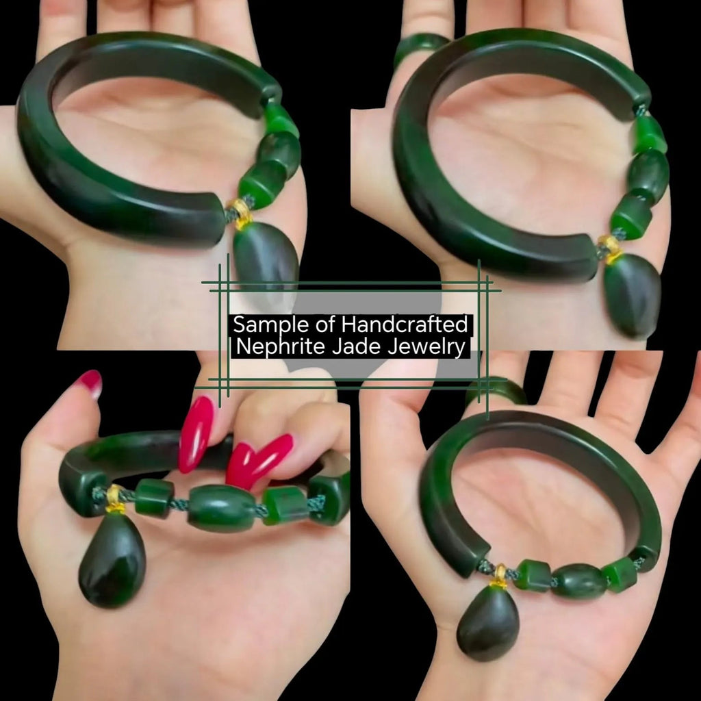 Nephrite Jade Raw Fragments • 442g Jewelry Making & Carving Offcuts SL535 SL Precious
