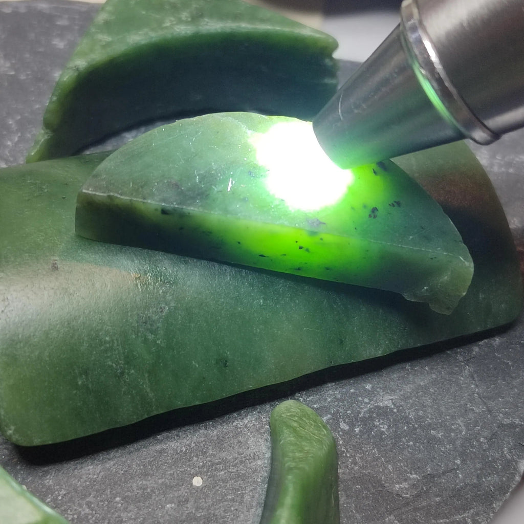 Nephrite Jade Raw Fragments • 442g Jewelry Making & Carving Offcuts SL535 SL Precious