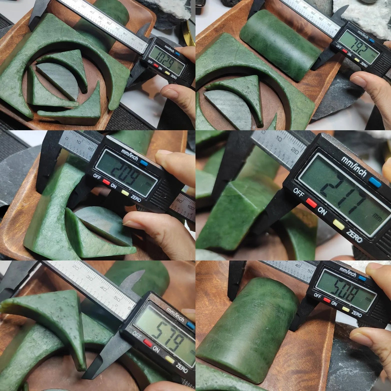 Nephrite Jade Raw Fragments • 442g Jewelry Making & Carving Offcuts SL535 SL Precious